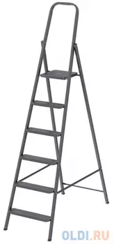 Стремянка 6 ступеней, компактная, стальная Россия// Сибртех