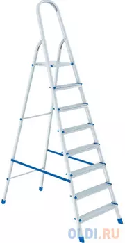 Стремянка, 8 ступеней, алюминиевая, Россия// Сибртех