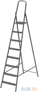 Стремянка 8 ступеней, компактная, стальная Россия// Сибртех