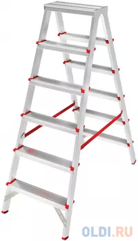 Стремянка Новая высота 3120206 2х6 ступеней