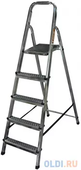 Стремянка Вихрь СС 1х5 сталь 5ступ. H1.72м макс.нагр.:150кг (73/5/1/9)