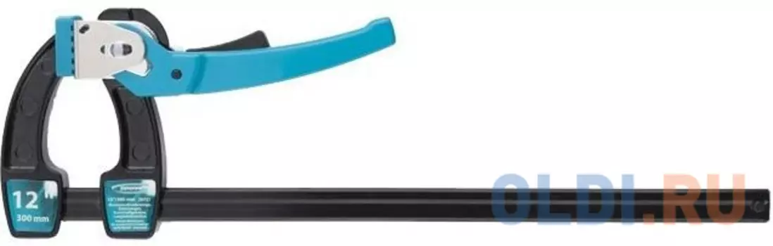 Струбцина реечная быстрозажимная,металлический корпус,рычажный храповый механизм,12"/ 300 мм// Gross