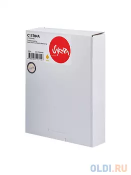 Струйный картридж Sakura C13T04A440 (C13T04A Y) для Epson WorkForce PRO WF-C8690/C8190, пигментный тип чернил, желтый, 85 мл., 8000 к.