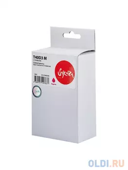 Струйный картридж Sakura C13T40D340 (T40D3 M) для Epson SureColor SC-T3100/5100, пигментный тип чернил, пурпурный, 56 мл.