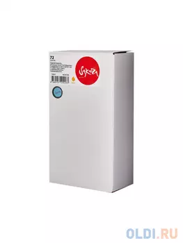 Струйный картридж Sakura C9373A (№72 Yellow) для HP Designjet T610/T770/T790eprinter/T1300eprinter/T1100/T1100PS/T1120/T1120PS/T1200/T1200PS/T1200HDMu