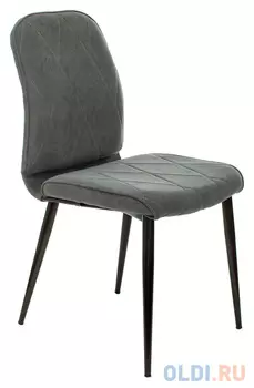 Стул для кухни Бюрократ KF-3 серый Alfa 44 металл черный на ножках (KF-3/ALFA44)