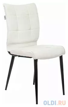 Стул для кухни Бюрократ KF-4 молочный Velvet 20 металл черный на ножках (KF-4/VELV20)