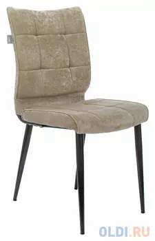 Стул для кухни Бюрократ KF-4 песочный Light 21 металл черный на ножках (KF-4/LT21)