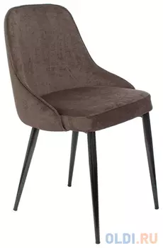 Стул для кухни Бюрократ KF-5 коричневый Light 10 металл черный на ножках (KF-5/LT10)