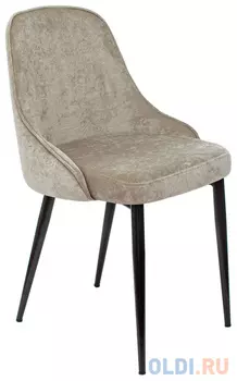 Стул для кухни Бюрократ KF-5 песочный Light 21 металл черный на ножках (KF-5/LT21)