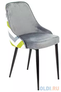 Стул для кухни Бюрократ KF-5 зигзаг металл черный на ножках (KF-5/ZIG/GREY)