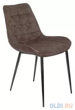 Стул для кухни Бюрократ KF-6 коричневый Light 10 металл черный на ножках (KF-6/LT10)