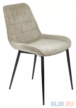 Стул для кухни Бюрократ KF-6 песочный Light 21 металл черный на ножках (KF-6/LT21)