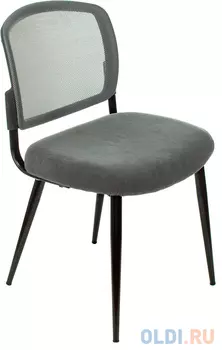 Стул для кухни Бюрократ KF-8 серый металл черный на ножках (KF-8/GREY)