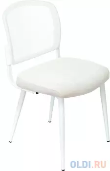 Стул для кухни Бюрократ KF-8W белый металл белый на ножках (KF-8W/WHITE)