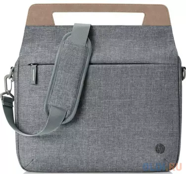 Сумка для ноутбука 14" HP Renew 14 Slim Briefcase пластик серый коричневый 1A214AA