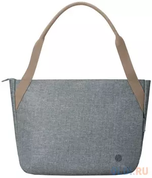 Сумка для ноутбука 14" HP RENEW Tote серый/коричневый пластик женский дизайн (1A216AA)