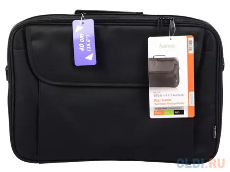 Сумка для ноутбука 15.6" HAMA "Sportsline Montego" политекс черный H-101086/101738