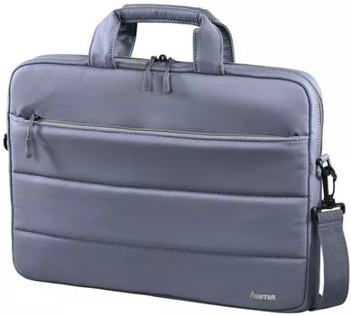 Сумка для ноутбука 15.6" Hama Toronto серый/голубой нейлон (00101851)