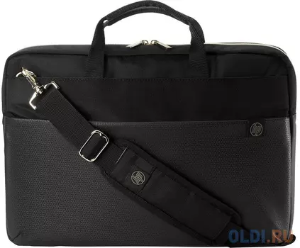 Сумка для ноутбука 15.6" HP Duotone Briefcase нейлон черный золотистый 4QF94AA