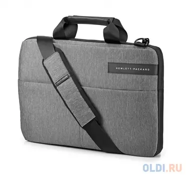 Сумка для ноутбука 15.6" HP Signature Slim Topload синтетика черно-серый L6V68AA