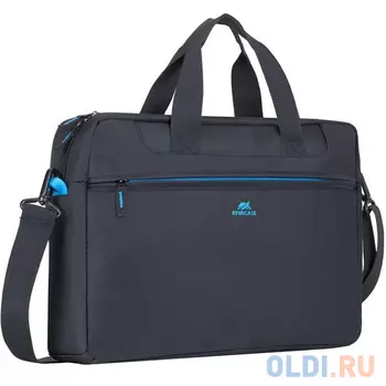 Сумка для ноутбука 16" Riva 8057 полиэстер черный