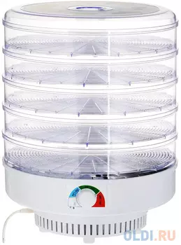 Сушилка для овощей и фруктов Ветерок Ветерок-5 белый прозрачный