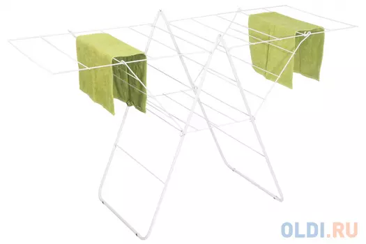 СУШИЛКА ДЛЯ БЕЛЬЯ НАПОЛЬНАЯ (СУШ. ПОЛОТНО 25 М) 150*60*92 СМ (1/8) "РЫЖИЙ КОТ" CD-25