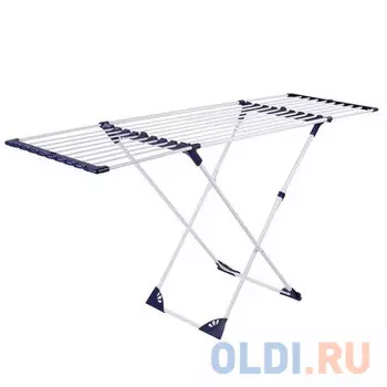 Сушилка напольная для белья раскладная, 3 сушильные зоны, 20 метров, LAIMA HOME, 607808