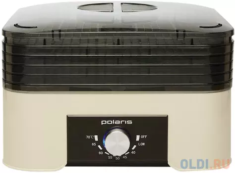 Сушка для фруктов и овощей Polaris PFD 2705 5под. 540Вт бежевый