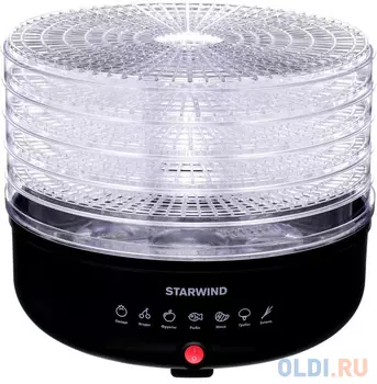 Сушка для фруктов и овощей Starwind SFD1510 5под. 150Вт серый