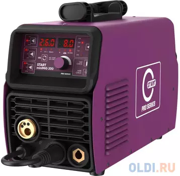 Сварочный полуавтомат START WEGA 200 miniMIG PRO 2W202 200А, 7800 Вт, 220 В, 0.8-1 мм