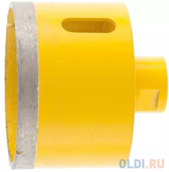 Сверло алмазное по керамограниту, 82мм, мокрое резание, М14// Denzel