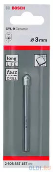 Сверло BOSCH 2608587157 cyl-9 ceramic 3х70мм