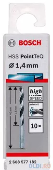 Сверло BOSCH 2.608.577.182 Ф1.4 мм HSS PointTeQ (10шт)