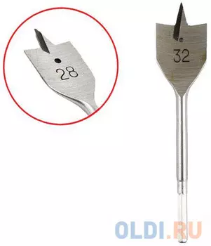 Сверло HAMMER Flex 202-230 DR WD SP 32мм*152мм дерево, перовое