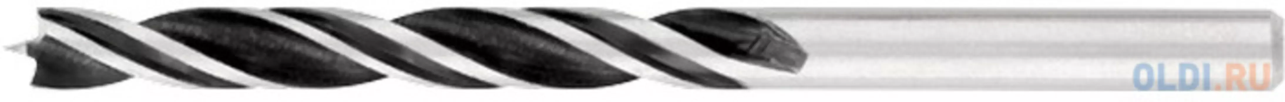 Сверло по дереву, 5 х 86/52 мм, двухспиральное // Барс