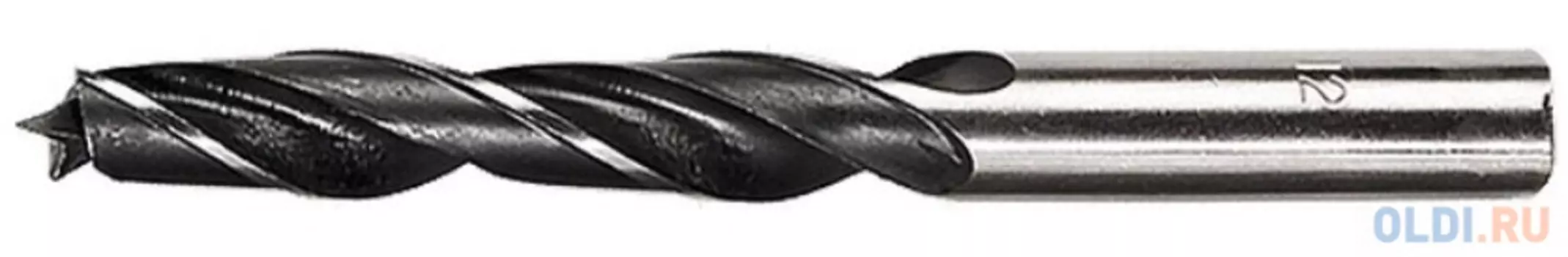 Сверло по дереву, 5 мм, цилиндрический хвостовик// Сибртех