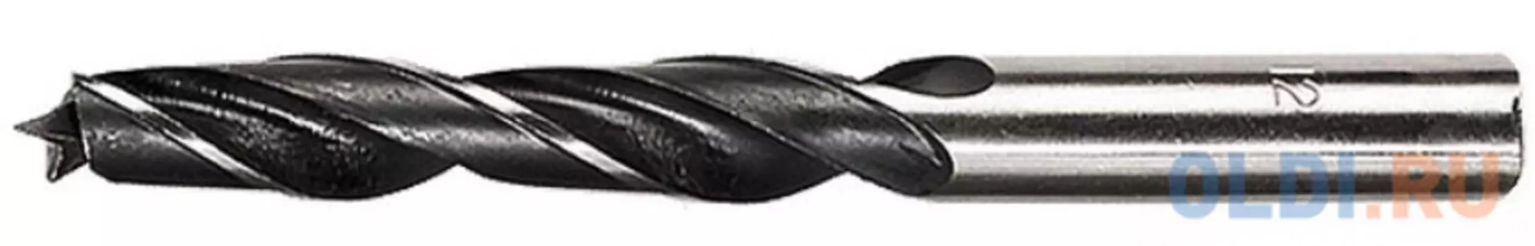 Сверло по дереву, 8 мм, цилиндрический хвостовик// Сибртех