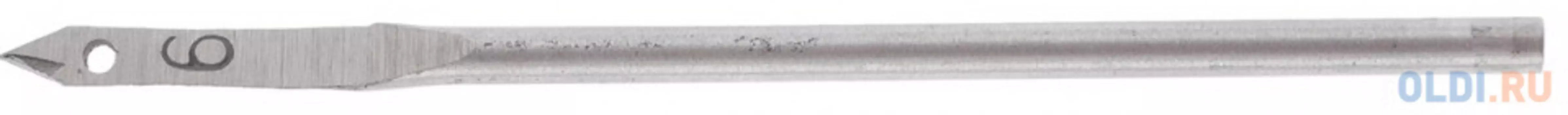 Сверло по дереву перовое, 6 мм// Сибртех