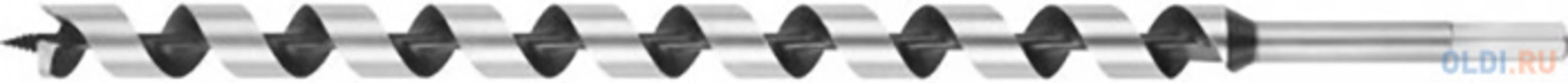 Сверло по дереву, спираль Левиса, HEX хвостовик, URAGAN 29465-450-25, d=25х450мм