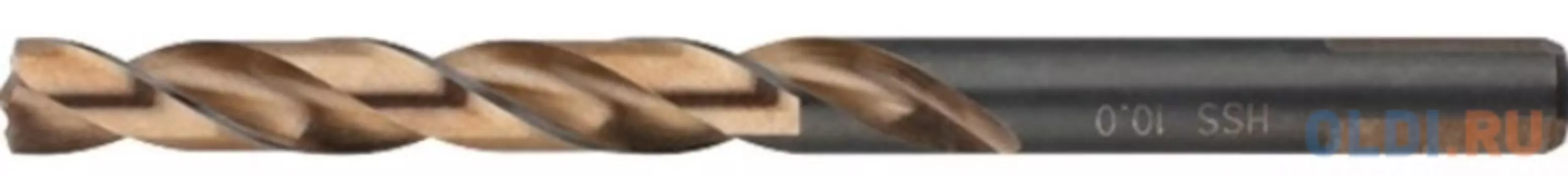 Сверло спиральное по металлу 1 x 34мм, Р9М3, многогранная заточка, 2шт.// Барс