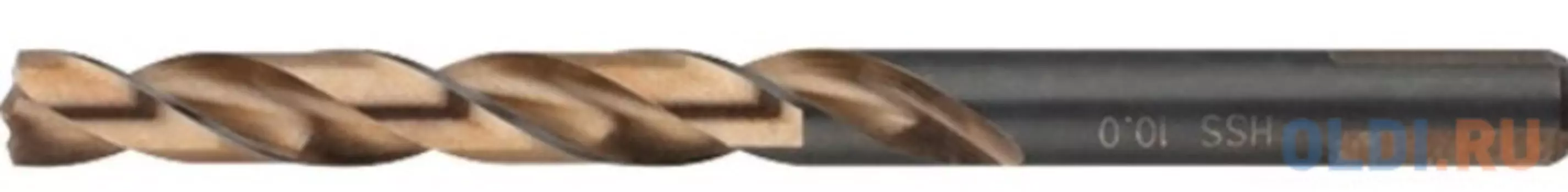 Сверло спиральное по металлу 3 x 61мм, Р9М3, многогранная заточка, 2шт.// Барс
