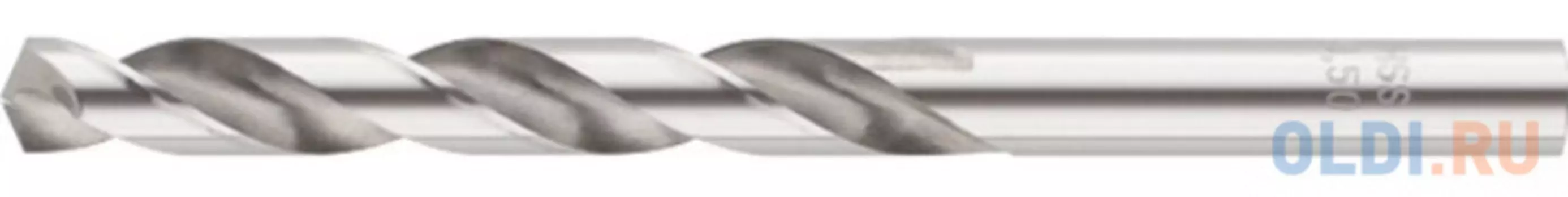 Сверло спиральное по металлу 5,5 x 93мм, Р6М5// Барс
