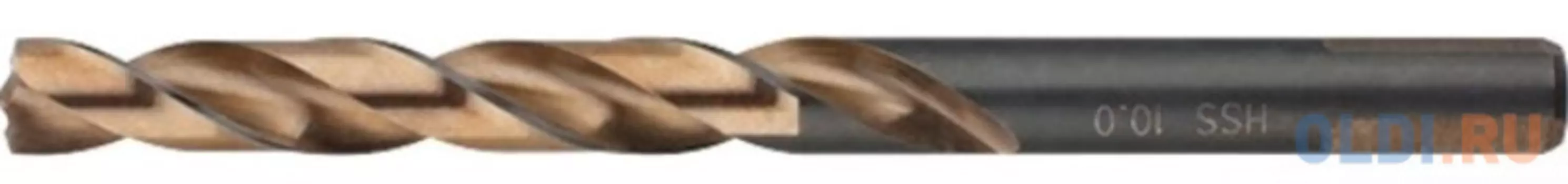 Сверло спиральное по металлу 5,5 x 93мм, Р9М3, многогранная заточка// Барс