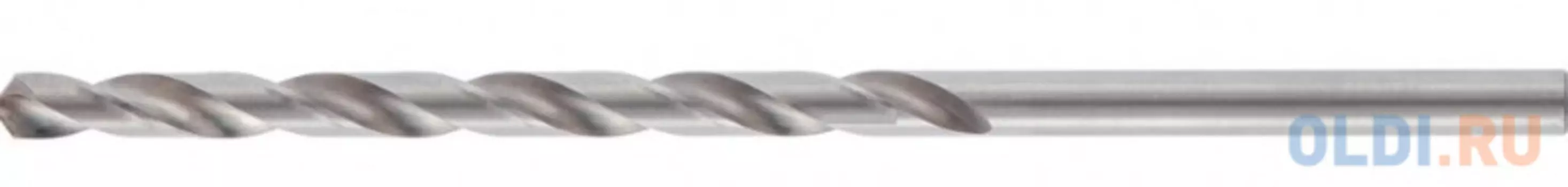 Сверло спиральное по металлу 5 х 132 мм, Р6М5, удлиненное// Барс