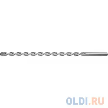 Сверло ЗУБР по бетону, цилиндрический хвостовик, 12x300мм