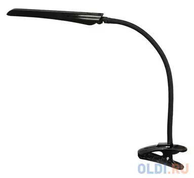 Светильник настольный Трансвит Гермес ПШ (HERMES-PSH/BL) на гибкой стойке черный 8Вт