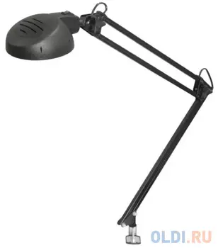 Светильник настольный "Вега С16", на струбцине, светодиодный, 6,5 Вт, черный, высота 70 см