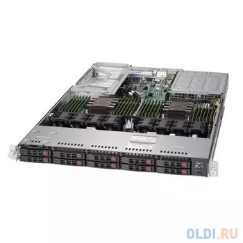 SYS-1029U-TR4 1U, 2xLGA3647 (up to 205W), iC621 (X11DPU), 24xDDR4, up to 10x2.5 HDD, 4x1GbE, 2x PCIEx16, 1x PCIEx8 LP, 1x PCIEx8 internal LP, 2x 750W,